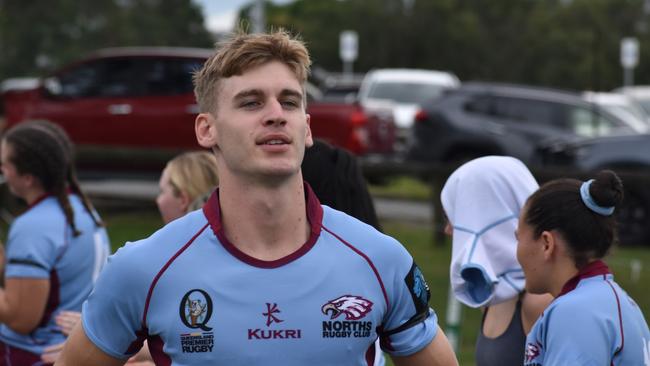 Colts 1 rugby between Wests and Norths. Saturday April 1, 2023. Picture: Nick Tucker
