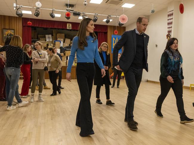 The royal couple visit the Ukrainian Cultural Centre in London. Picture: Getty Images