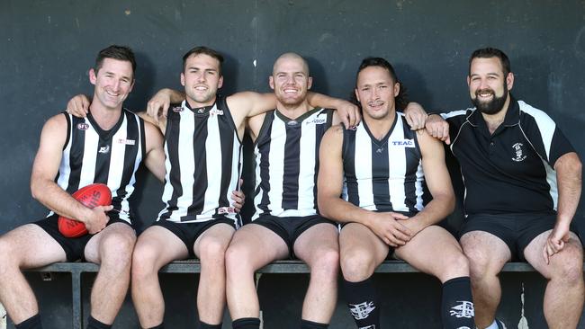 Callan Semple (second from left) has been a star forward in 2022. Picture: Stephen Laffer