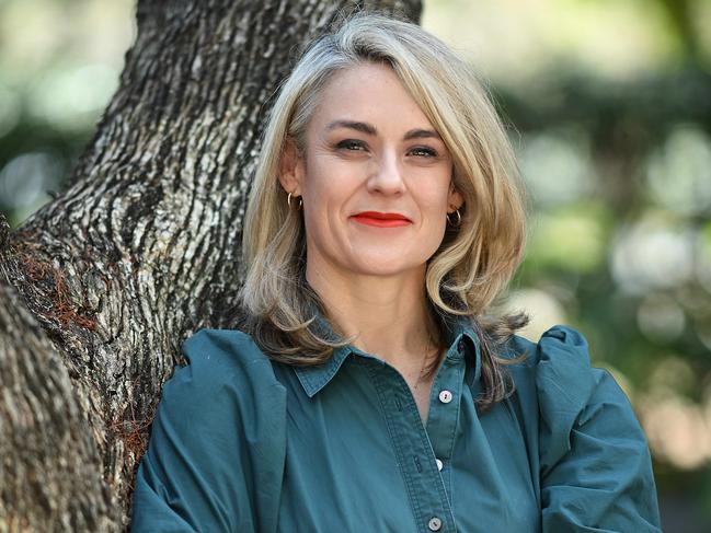 20/9/2024: Aimee McVeigh QCOSS Chief Executive Officer, at her office in West End, Brisbane. Aimee is a  strong advocate for equality, opportunity and wellbeing for all Queenslanders. pic: Lyndon Mechielsen/Courier Mail