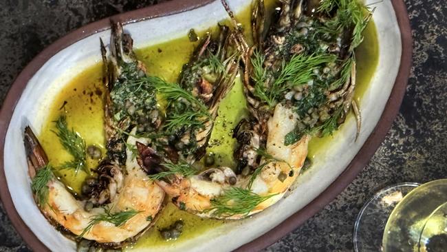 The Karrikin’s Yamba prawns are one of the most popular dishes on the menu. Picture: Jenifer Jagielski