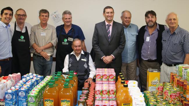 Berowra federal Liberal MP Julian Leeser with members of the Hornsby Connect committee.