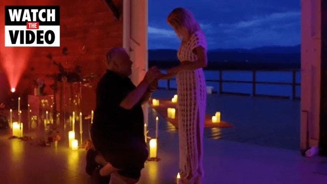 Kyle Sandilands proposes to Tegan Kynaston