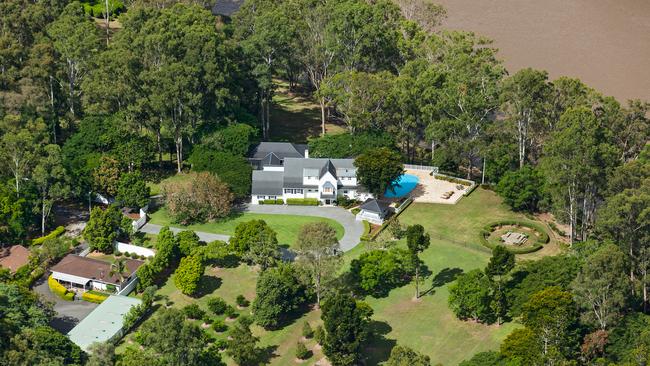 Terry Peabody’s $12 million Moggill mansion.