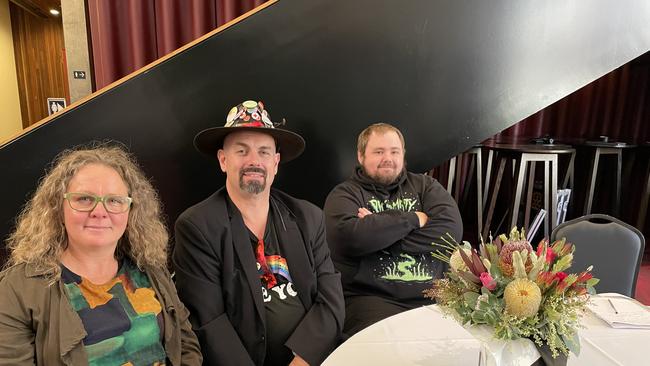Bendigo volunteers Sjaan Stoove, John Cooper and Jake Hyde. Picture: Julieanne Strachan