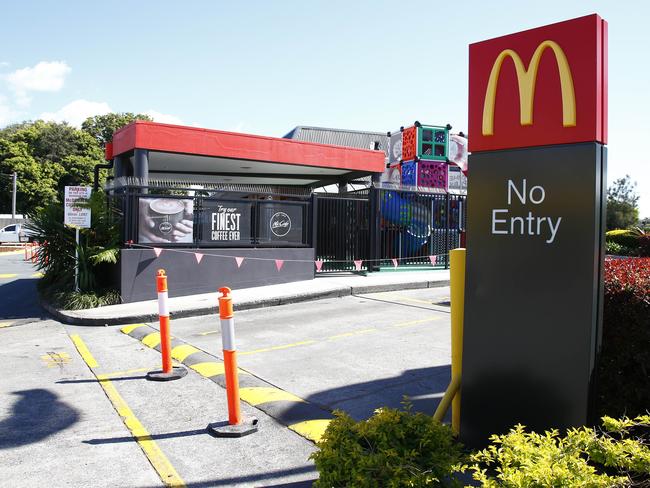 Workers at the Mcdonald's in Labrador. Picture: Tertius Pickard