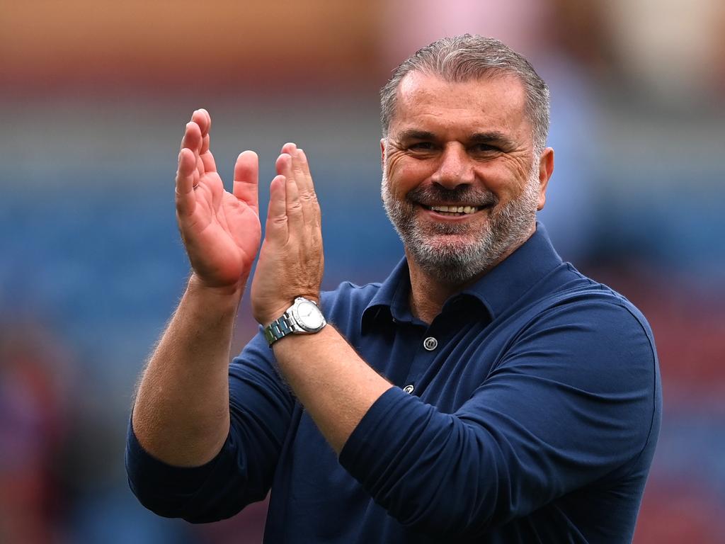 Ange Postecoglou is starting to resemble a saviour at Spurs. Picture: Gareth Copley/Getty Images