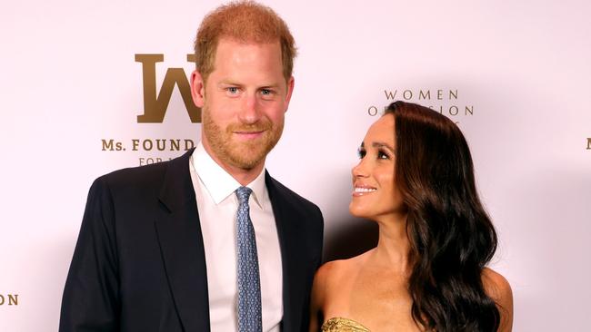 NEW YORK, NEW YORK - MAY 16: Prince Harry, Duke of Sussex and Meghan, The Duchess of Sussex attend the Ms. Foundation Women of Vision Awards: Celebrating Generations of Progress & Power at Ziegfeld Ballroom on May 16, 2023 in New York City. (Photo by Kevin Mazur/Getty Images Ms. Foundation for Women)