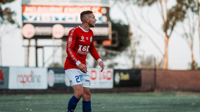 Joseph Franjić, brother of Ivan, in action for Knights. (Photo by: Mikko Robles/MKFC)