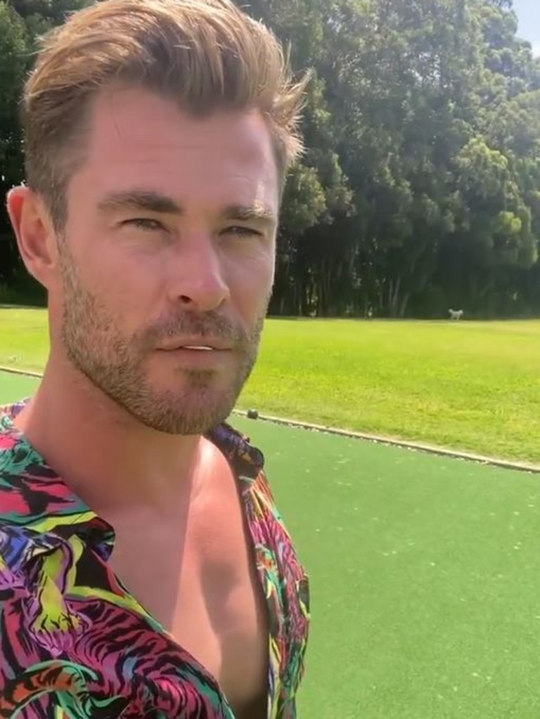 Chris Hemsworth via his Instagram.