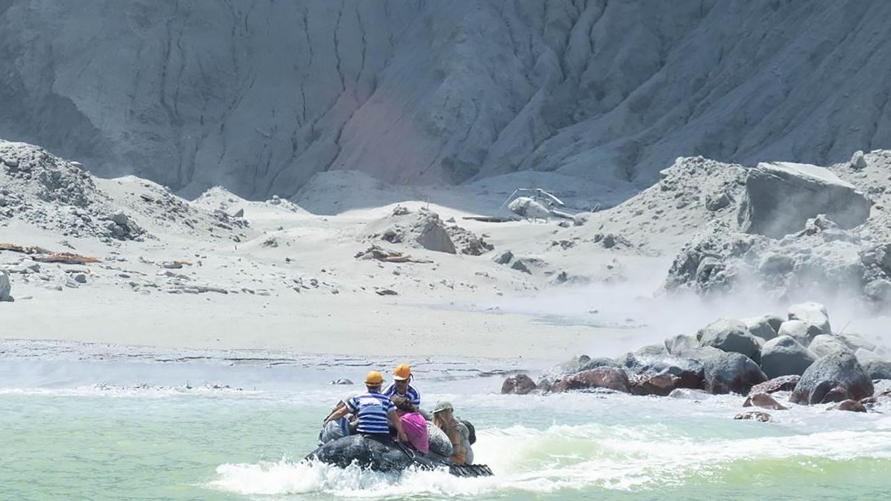 Twenty-three people were taken off the island. Picture: Michael Shade/AFP