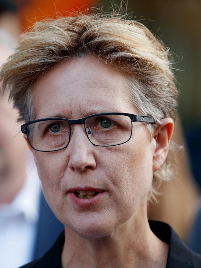 ACTU Secretary Sally McManus has said she has been forced to live in different places and change her routine due to security concerns since backing the government action. Picture: NewsWire / Nikki Short