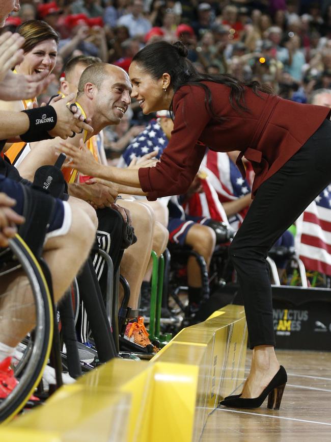 Will he get a cheek kiss from the Duchess? Picture: Richard Dobson