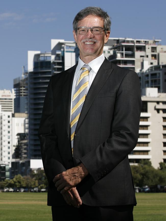 Treasurer Mike Nahan says Bigger Picture projects like the new Perth stadium are providing vital jobs for West Australians. Picture: Marie Nirme. Above; respiratory physician Annette McWilliams returned to Perth from Canada to become the Head of Service for Respiratory Medicine at the new Fiona Stanley Hospital. Picture: Daniel Wilkins.