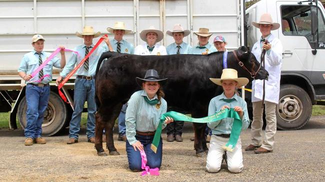 SHOWING THEIR WINS: Burnett State College students competed at the 2018 Hoof & Hook Competition.