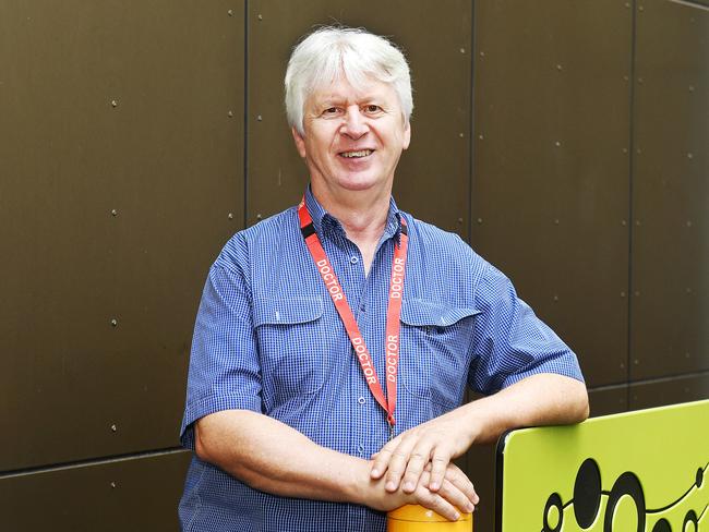 Dr Donohue at the Townsville University Hospital. Picture: Shae Beplate.