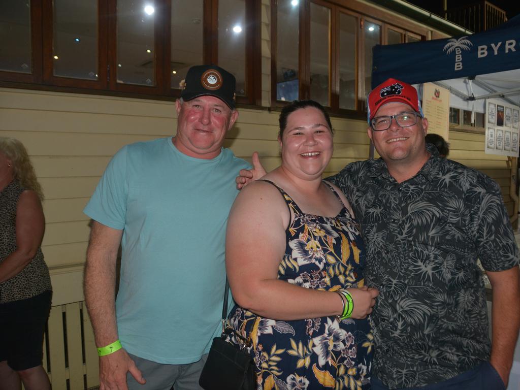 Markus, Angelique and Ockert at the Melon Fest Beach Party