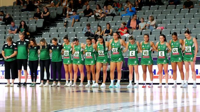 Sapphire Series netball Round 1 - Brisbane South Wildcats Vs Ipswich Jets (green) Nathan Saturday 22nd April 2023 Picture David Clark