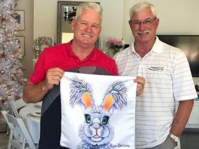 Dean Jones and Richard Hadlee renew their old rivalry. Picture: Twitter