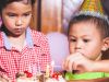 My nephew blew out my daughter’s birthday candles