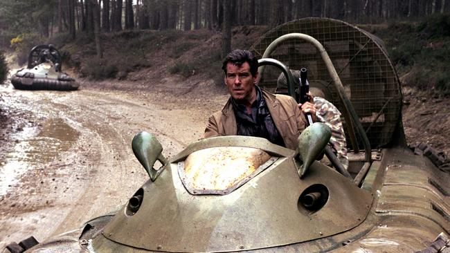 Actor Pierce Brosnan in a scene from the 2002 James Bond film Die Another Day