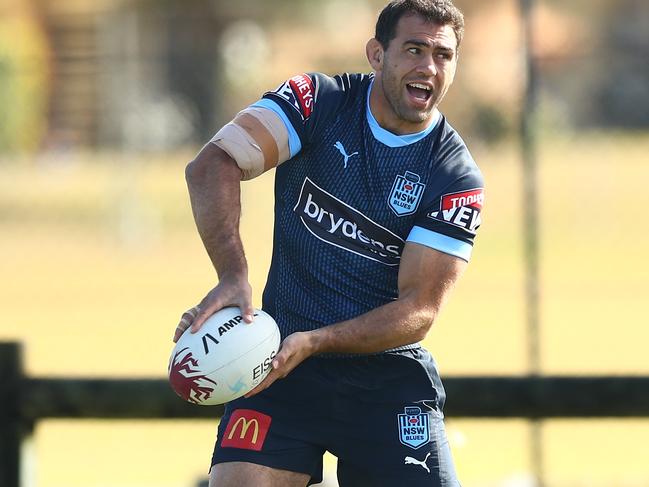 Dale Finucane will play his fifth Origin game for NSW after prop Daniel Saifiti was ruled out of Origin III with a rib cartilage injury. Picture: Chris Hyde/Getty Images
