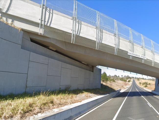 Blake William Banner has been charged with lighting a fire near an underpass on the Princes Highway at Bega. Picture: Google Maps