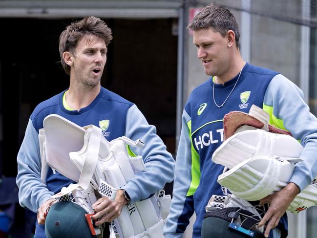 Mitch Marsh reportedly took the news of his axing well and was excited to see what his replacement Beau Webster could do. Picture: David Geraghty