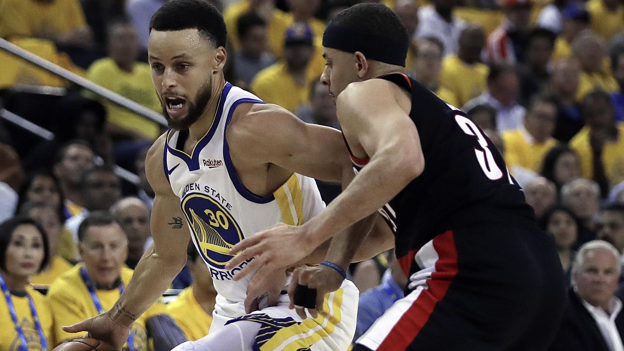 NBA playoffs 2019: Golden State vs Portland | Steph Curry big brothers ...