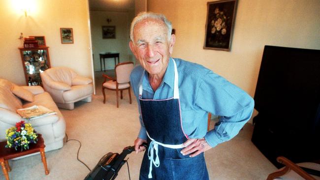 Godfrey Cohen at home on the 9th of December, 1999. He is the founder of '' Godfreys'. Picture: File