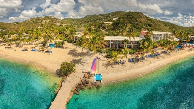 Aerial view of Bolongo Bay Beach Resort. Picture: Supplied