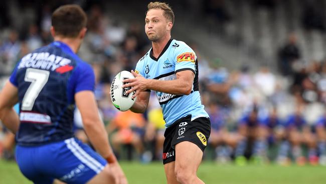 Matt Moylan was sharp against the Bulldogs. Picture: Grant Trouville/NRL Photos