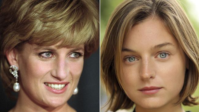 Actress Emma Corrin has been cast as Diana in The Crown. Picture: AP