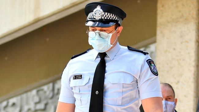 Constable Zachary Schembri, one of the arresting officers. Picture: Alix Sweeney