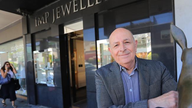 Tony Fialides, Part owner of IMP Jewellery in Toorak. Picture: Alex Coppel.