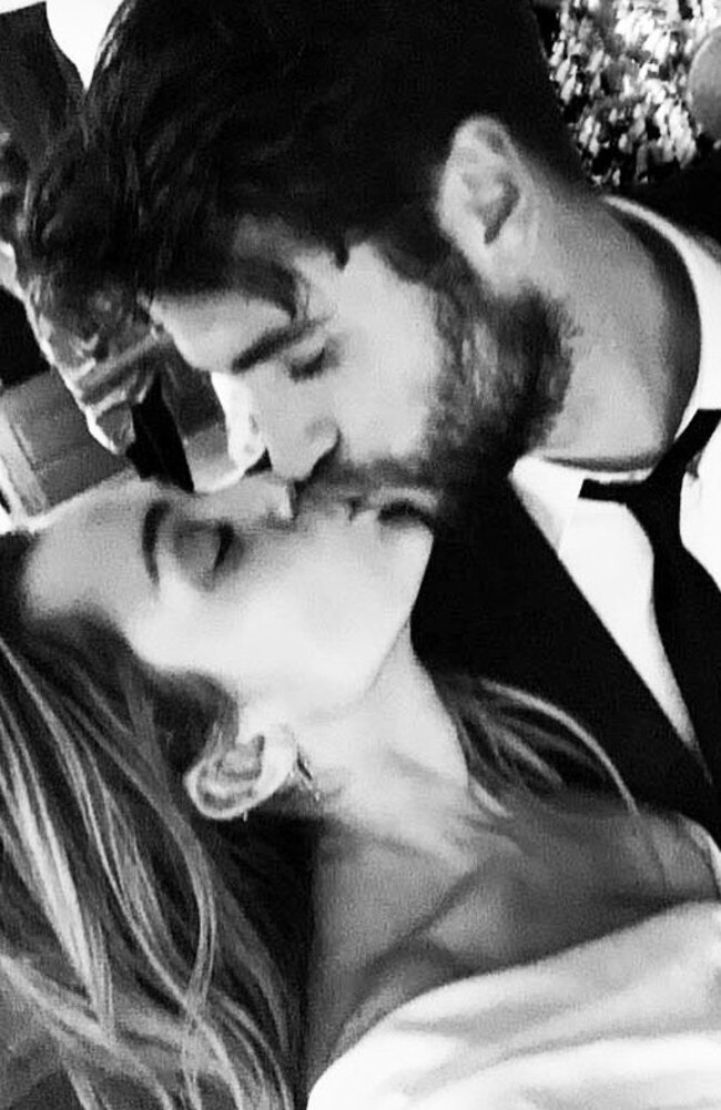 Miley Cyrus and Liam Hemsworth are married. Picture: Instagram