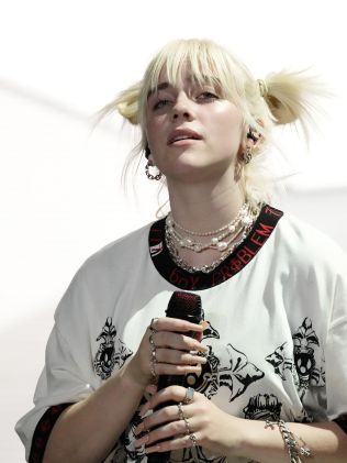 Billie Eilish has approved the use of her song 'Ocean Eyes' by a campaign to help save the Great Barrier Reef. Picture: Jeff Kravitz/FilmMagic for Life is Beautiful Music & Art Festival