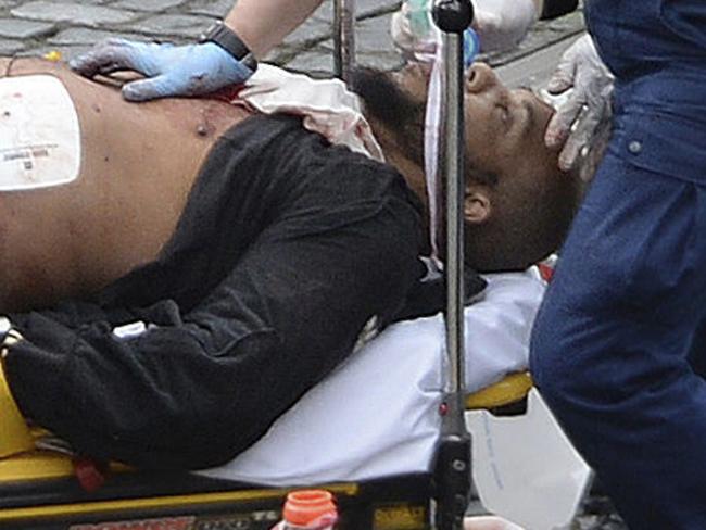 The attacker was shot dead by police. Picture: Stefan Rousseau/PA via AP