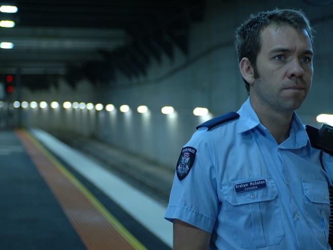 Actor Brendan Cowell a sa policeman in ‘Noise’.