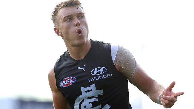 What’s holding up Patrick Cripps’ recommitment to Carlton? Picture: Getty Images