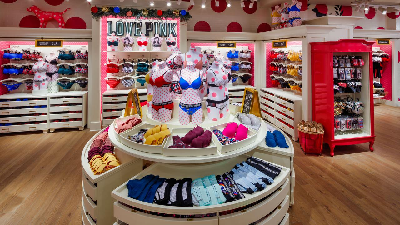 Inside Australia's first Victoria's Secret store at Chadstone Shopping Centre. Picture: Supplied by Victoria’s Secret