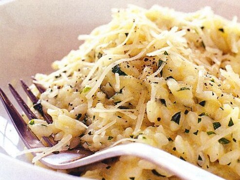 Herb risotto.