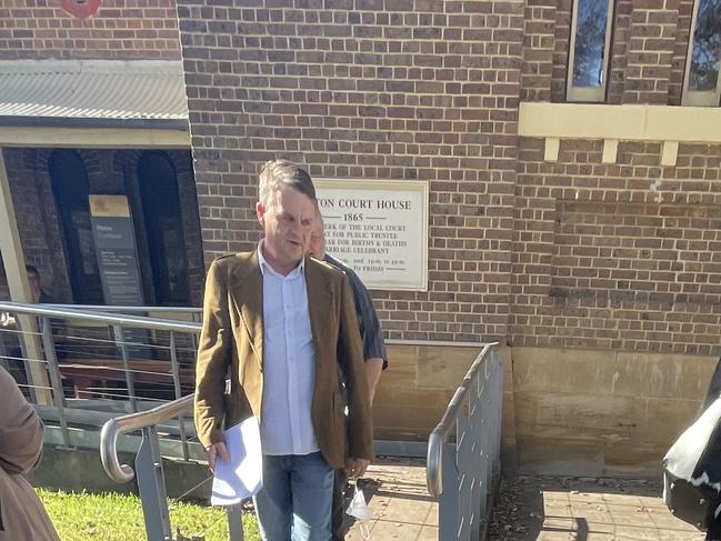 Anthony Vincent Dennis appears at Picton Local Court on May 4, 2022 after he was charged with negligent driving after a fatal crash on Remembrance Drive on December 14, 2021. Picture: Annie Lewis  Â 