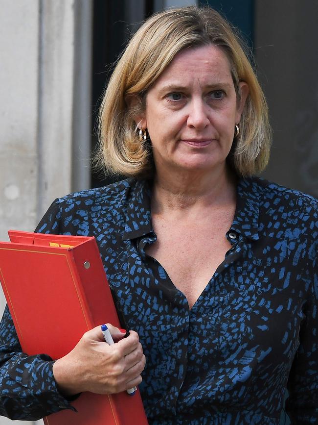 Amber Rudd has departed the Tory Party after criticising Boris Johnson. Picture: AFP