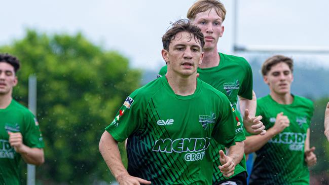 Townsville Blackhawks Cyril Connell Challenge U17s train during the 2024 pre-season. Riley Carbone. Picture: Clancy Blacklock / Blackhawks Media