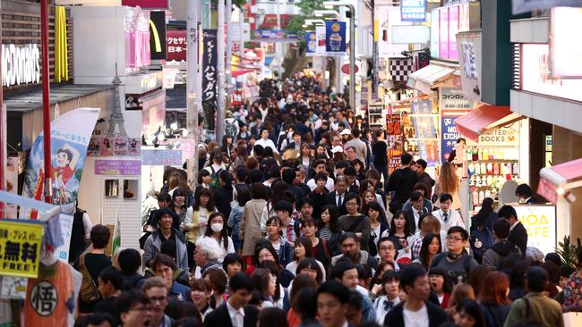 The Greater Tokyo Area is the most populous metropolitan area in the world. But is Japan’s population growing or declining? Photo by Carl Court/Getty Images