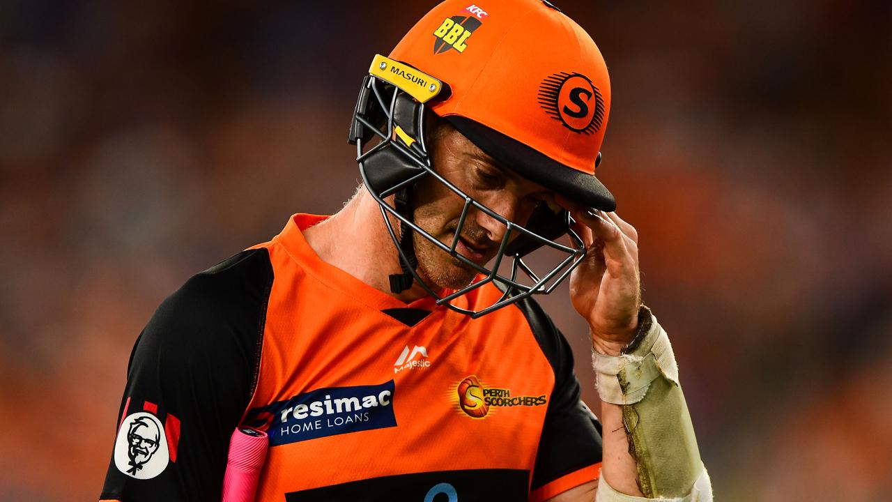 Michael Klinger after being dismissed. Photo: Daniel Carson/Getty Images.