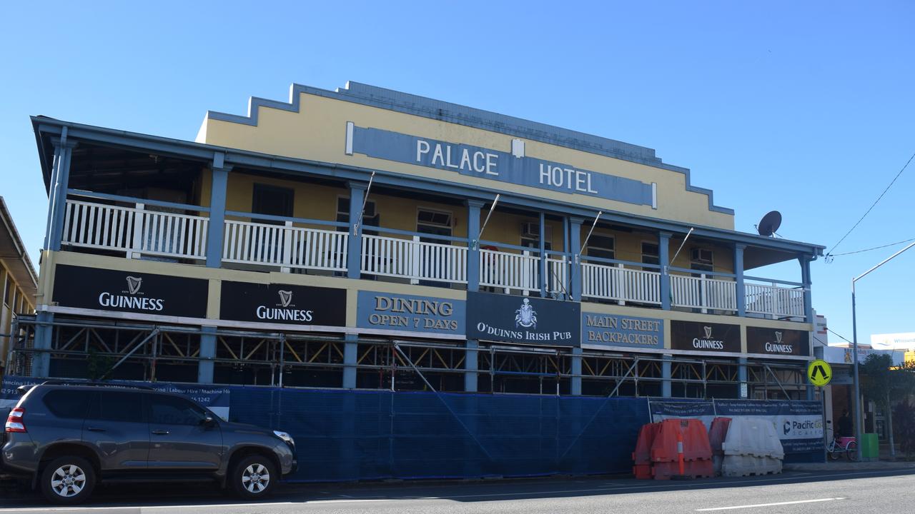 O'Duinns Irish Pub has remained empty since Cyclone Debbie and with the council hoping to gain access and assess the building. Picture: Laura Thomas