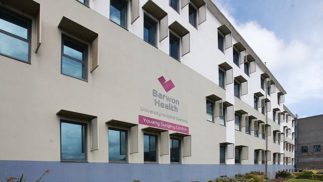 University Hospital Geelong’s Building B (the former Geelong private hospital site) has been renamed the Youang Surgery Centre. Picture: Alan Barber