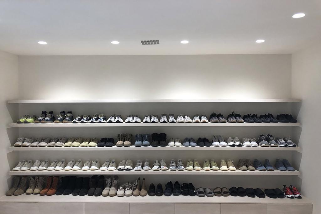 Kanye cheap shoe collection